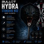 Bullet Hydra Standard No2 Dart Flights