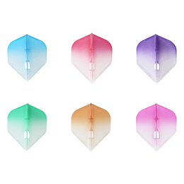L-Style L1PRO Standard Two Tone Clear Dart Flights