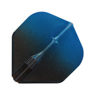 L-Style L1EZ Standard Two Tone Black Dart Flights