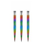 Mission Glide Steel Tip Dart Points - Rainbow
