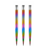 Mission Glide Steel Tip Dart Points - Rainbow