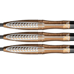 Bull's NL Bronzo Flux Steel Tip Darts – 90% Tungsten