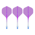 Caliburn SUP No2 Moulded Flights - Two Tone