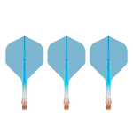 Caliburn SUP No2 Moulded Flights - Two Tone