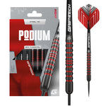GOAT Podium Black Steel Tip Darts – 80% Tungsten