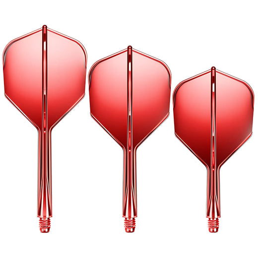 GOAT A1R Clear Red All In One No6 Moulded Flights