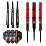 GOAT Athlete Steel Tip Darts – Red Brass