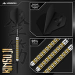 Mission Kinsuji Steel Tip Darts – 95% Tungsten