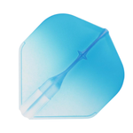 L-Style L1EZ Standard Two Tone Clear Dart Flights