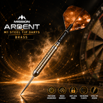 Mission Ardent M1 Steel Tip Darts – Brass