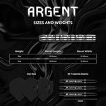 Mission Argent Steel Tip Darts – 90% Tungsten