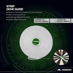 Mission Dartboard Measuring Tape Strip