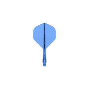 Mission Force 90 Vortex Clear Blue No2 Moulded Flights