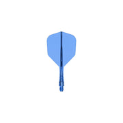 Mission Force 90 Vortex Clear Blue No6 Moulded Flights