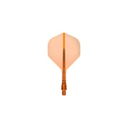 Mission Force 90 Vortex Clear Neon Orange No2 Moulded Flights