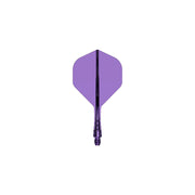 Mission Force 90 Vortex Clear Purple No2 Moulded Flights