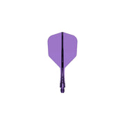 Mission Force 90 Vortex Clear Purple No6 Moulded Flights
