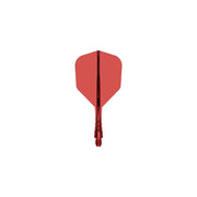 Mission Force 90 Vortex Clear Red No6 Moulded Flights