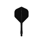 Mission Force 90 Vortex Solid Black No2 Moulded Flights