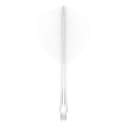 Mission Force 90 Vortex Solid White No2 Moulded Flights