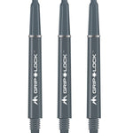 Mission GripLock Shafts - Dart Stems - Grey
