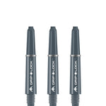 Mission GripLock Shafts - Dart Stems - Grey