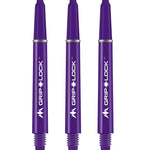 Mission GripLock Shafts - Dart Stems - Purple