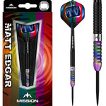 Mission Matthew Edgar Steel Tip Darts – 90% Tungsten