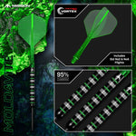 Mission Moldavite Steel Tip Darts – 95% Tungsten