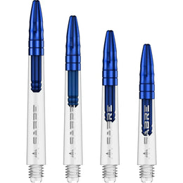Mission Sabre Shafts - Dart Stems - Clear - Blue Top
