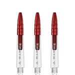 Mission Sabre Shafts - Dart Stems - Clear - Red Top