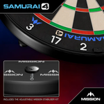 Mission Samurai 4 Professional Dartboard