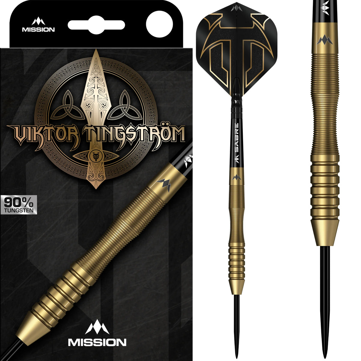 Mission Viktor Tingstrom Darts 90% Tungsten | Universal Darts