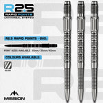 Mission R2.5 Rapid Steel Tip Screw In Dart Points - GV2
