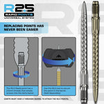 Mission R2.5 Rapid Steel Tip Screw In Dart Points - RVX