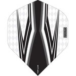 Pentathlon TDP Lux Vision Black Centre Dart Flights - 100 Micron - No2 Standard