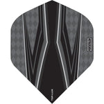 Pentathlon TDP Lux Vision Black Centre Dart Flights - 100 Micron - No2 Standard