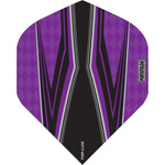Pentathlon TDP Lux Vision Black Centre Dart Flights - 100 Micron - No2 Standard