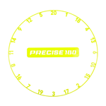 Precise 180 One Piece Number Ring - Electric Yellow