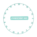 Precise 180 One Piece Number Ring - Frozen Mint