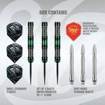 Shot AI Cyberpunk Steel Tip Darts - 90% Tungsten