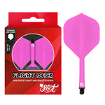 Shot Flight Deck One Piece Dart Flight and Shaft System