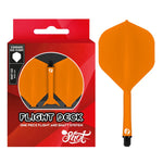 Shot Flight Deck One Piece Dart Flight and Shaft System