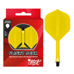 Shot Flight Deck One Piece Dart Flight and Shaft System