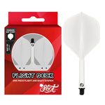 Shot Flight Deck One Piece Dart Flight and Shaft System