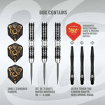 Shot Viking Wolf Steel Tip Darts - 90% Tungsten