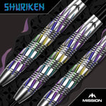 Mission Shuriken Steel Tip Darts – 90% Tungsten