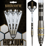 Unicorn Hexium Style 1 Steel Tip Darts – 90% Tungsten
