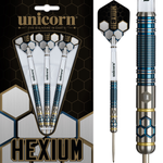 Unicorn Hexium Style 2 Steel Tip Darts – 90% Tungsten