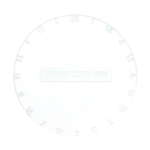 Precise 180 One Piece Number Ring - Classic White